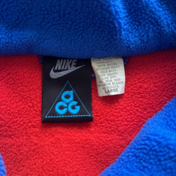 Vintage 1989 Nike ACG Devils Tower pullover fleece. Made in USA Size Large - Picture 4 of 6